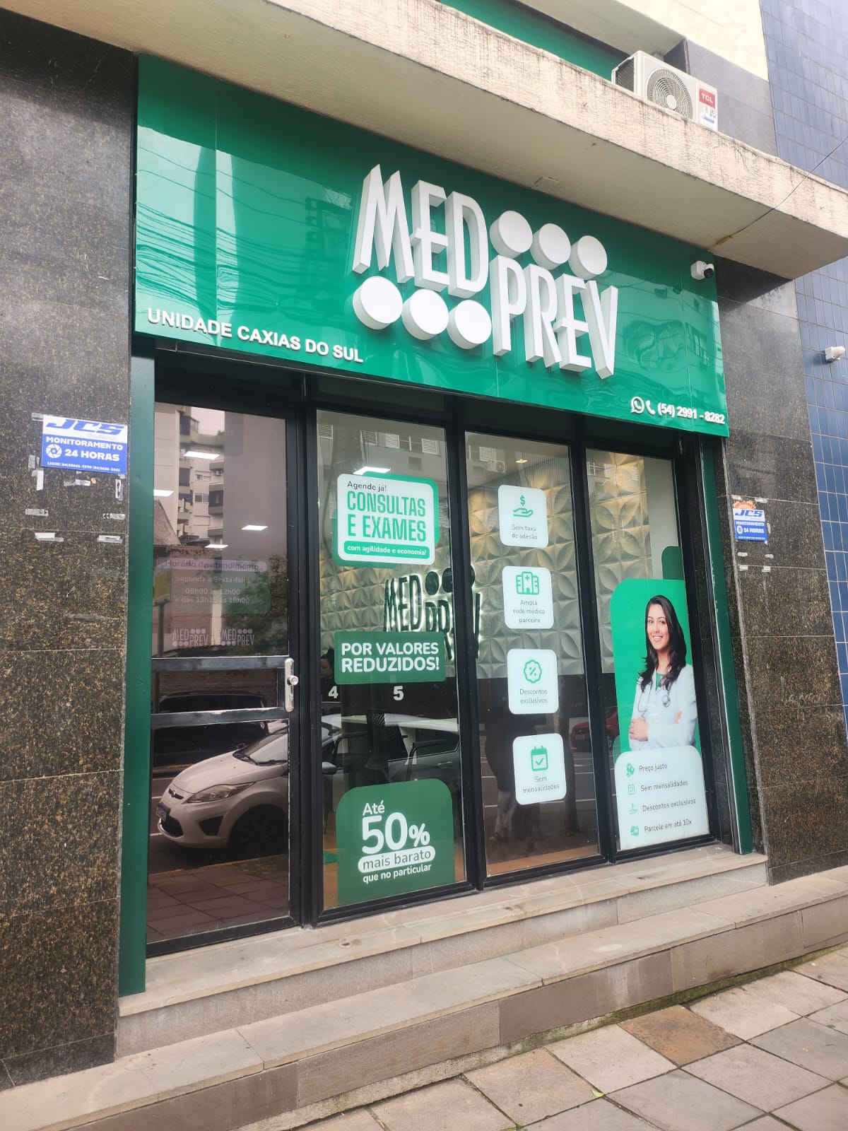Estrutura da unidade Caxias do Sul
